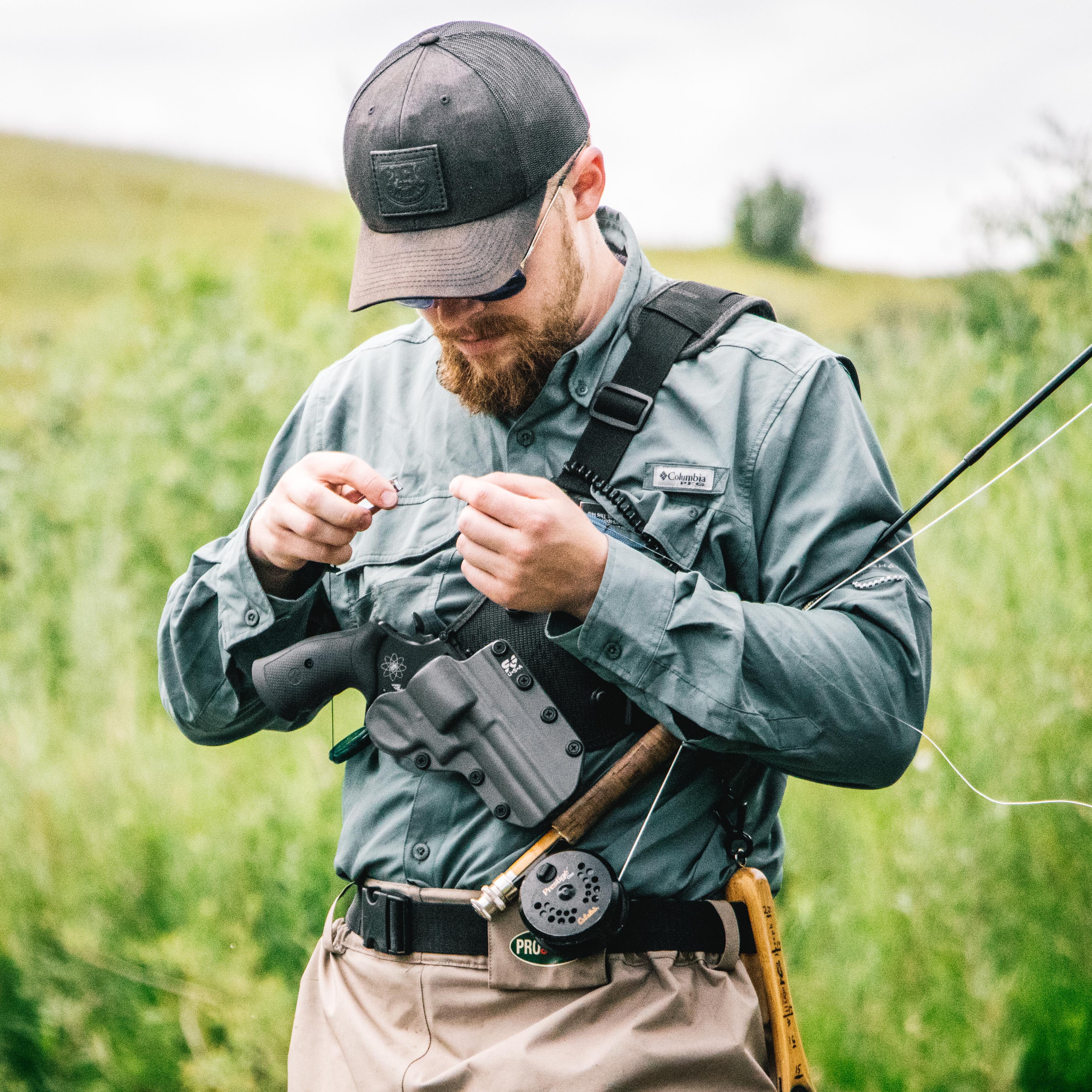 Fly Fishing with a Chest Holster - StealthGearUSA Chest Holster Review -  StealthGearUSA